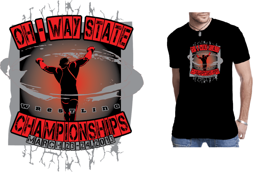 Ohio Way State Championship Wrestling Logo Design Idea
