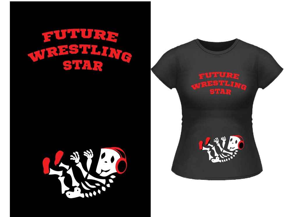 Future Wrestling Star T-Shirt Logo Idea
