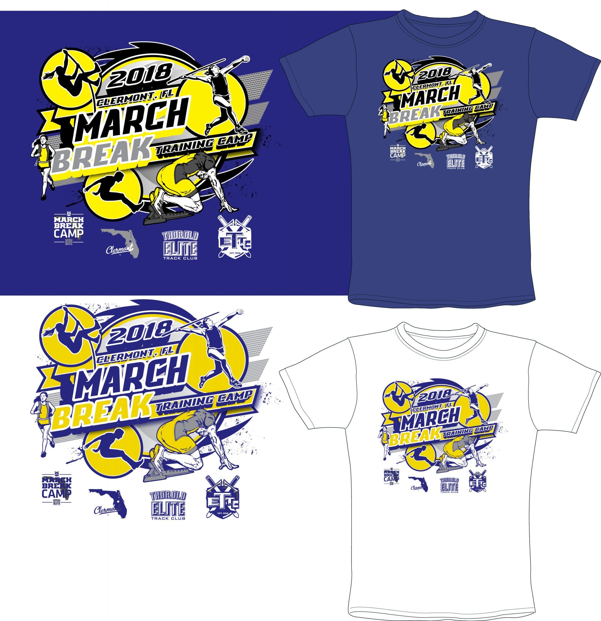 CUSTOM LOGO DESIGN FOR March Break Training Camp, TRACK AND FIELD EVENT
