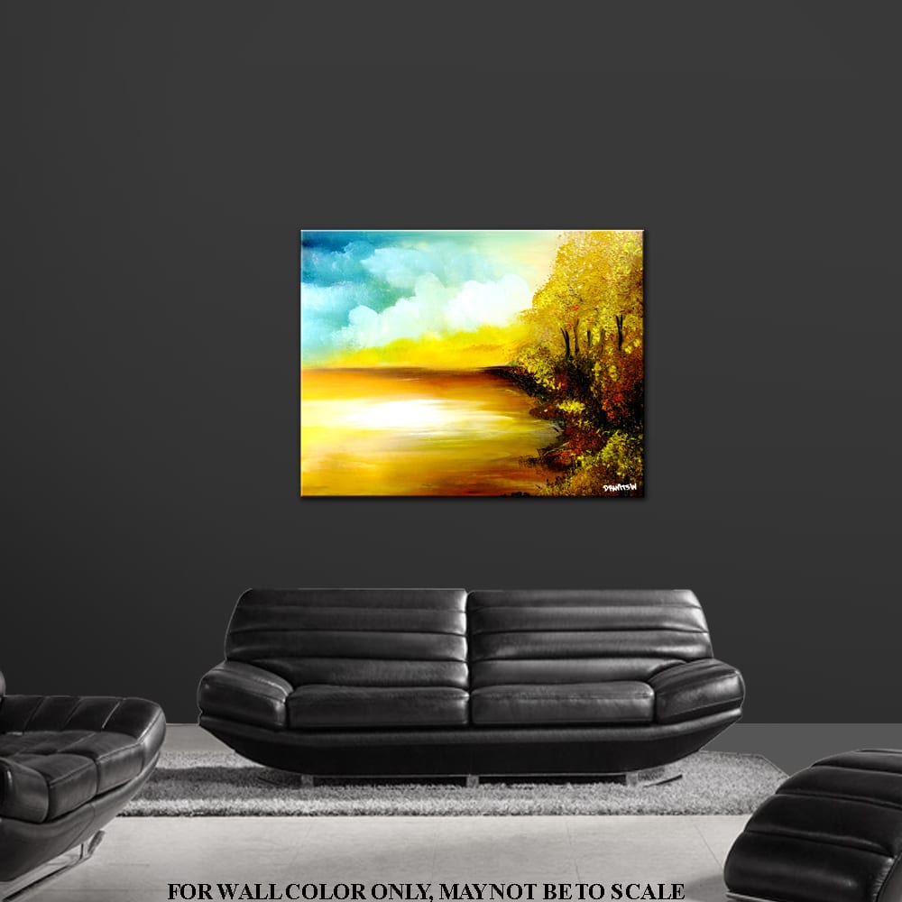 Etymology abstract landscape painting