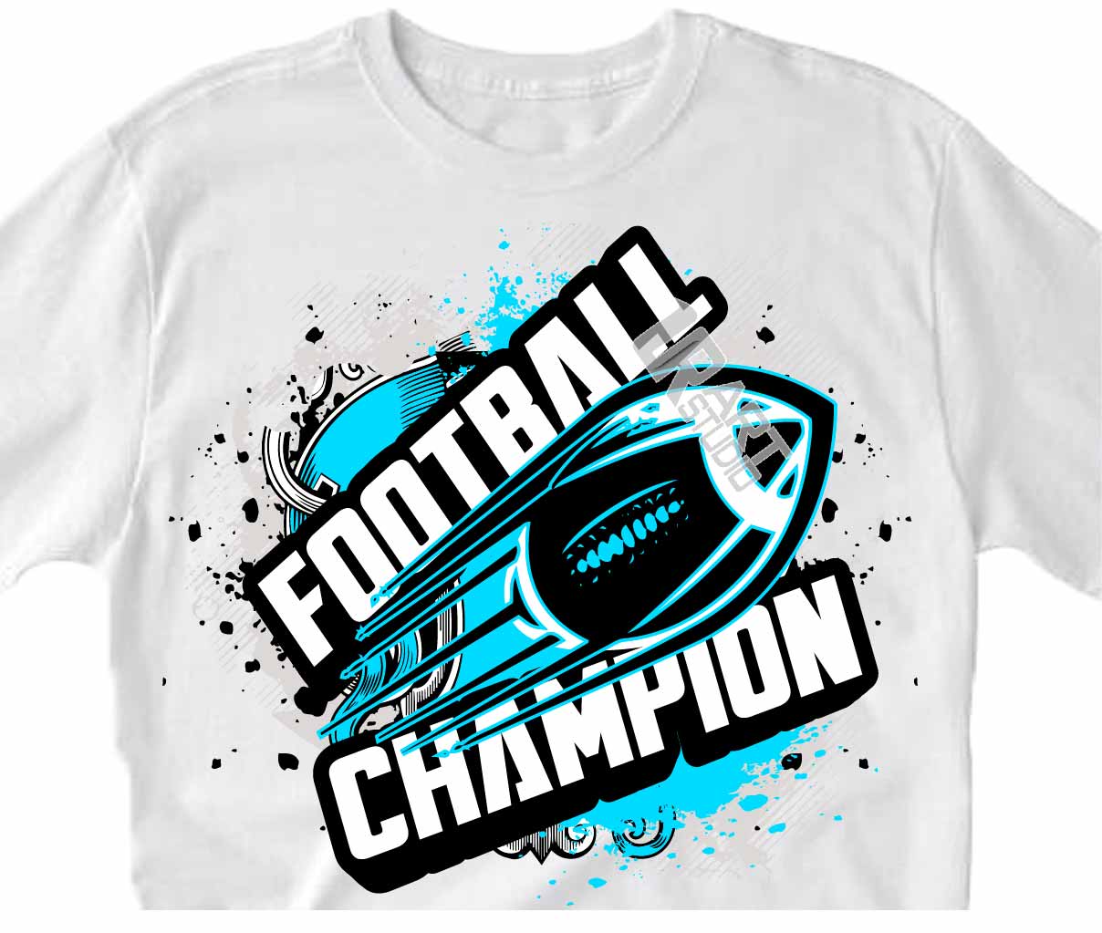 FOOTBALL CHAMPION, VECTOR LOGO DESIGN DOWNLOAD