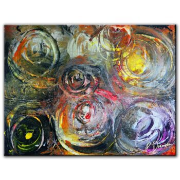 LINKED ABSTRACT PAINTING