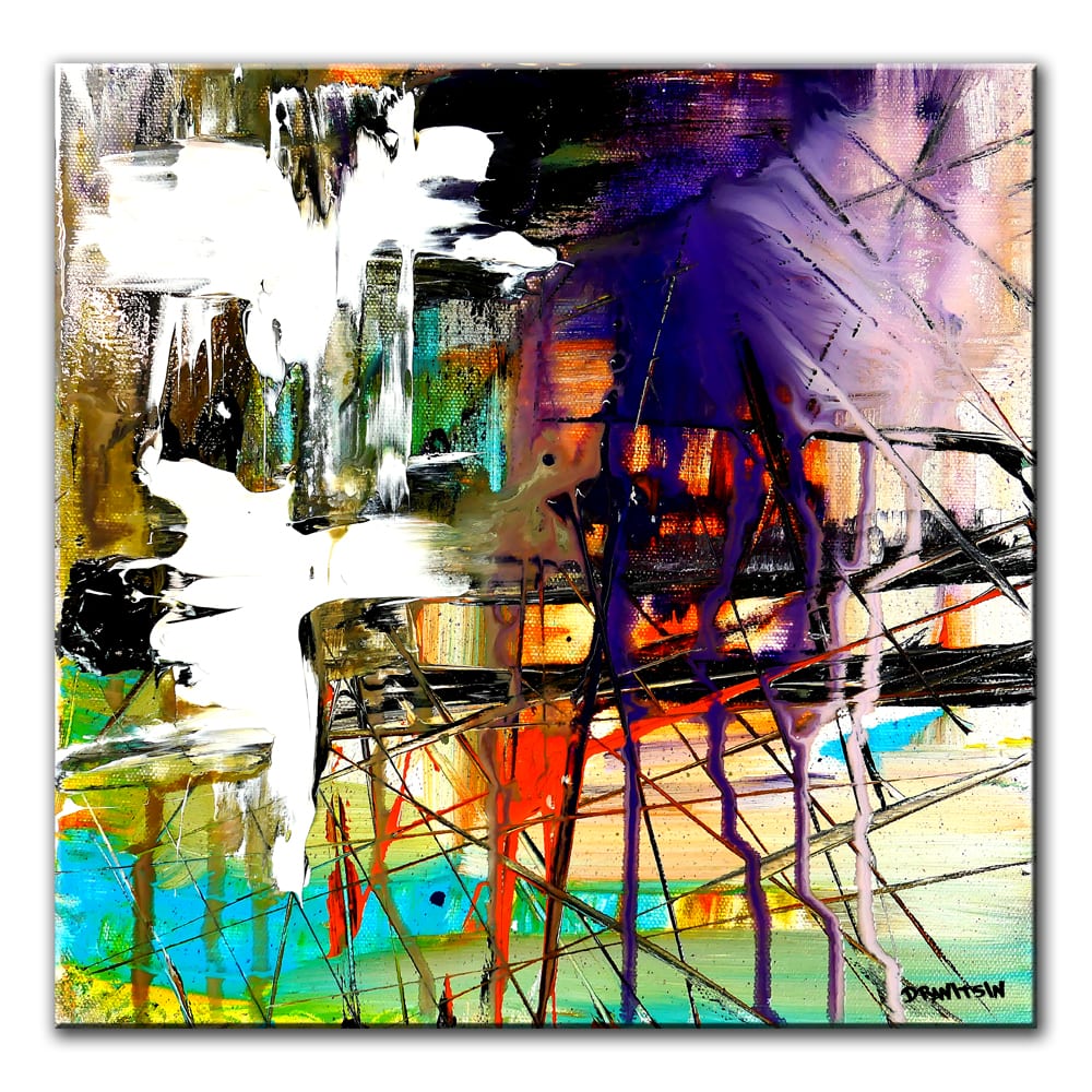 Create Vibrant Energy with Colorful Abstract Art Lines: A Journey by UrArtStudio