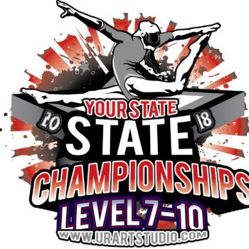 GYMNASTICS-STATE-CHAMPIONSHIP-TSHIRT-VECTOR-LOGO-DESIGN-DOWNLOAD
