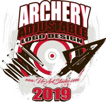 ARCHERY ADJUSTABLE LOGO DESIGN EPS, AI, PDF