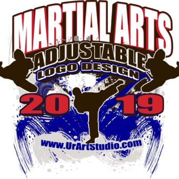 MARTIAL ARTS ADJUSTABLE LOGO DESIGN EPS, AI, PDF 02