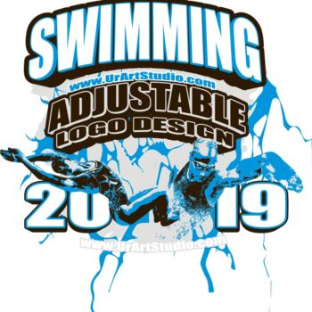 SWIMMING ADJUSTABLE LOGO DESIGN EPS, AI, PDF 02