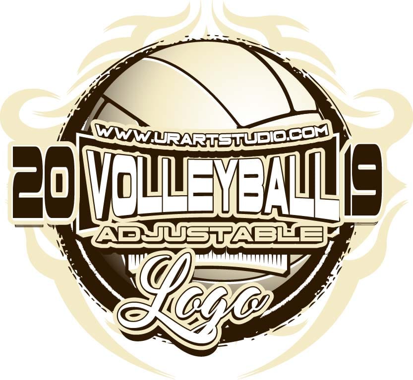 Create Your Unique Identity with Our Volleyball Adjustable Logo Design