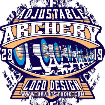 ARCHERY VECTOR LOGO DESIGN FOR PRINT AI EPS PDF 603