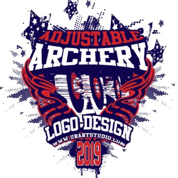 ARCHERY VECTOR LOGO DESIGN FOR PRINT AI EPS PDF 605