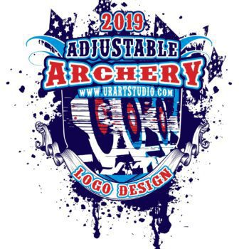 ARCHERY VECTOR LOGO DESIGN FOR PRINT AI EPS PDF PSD 604