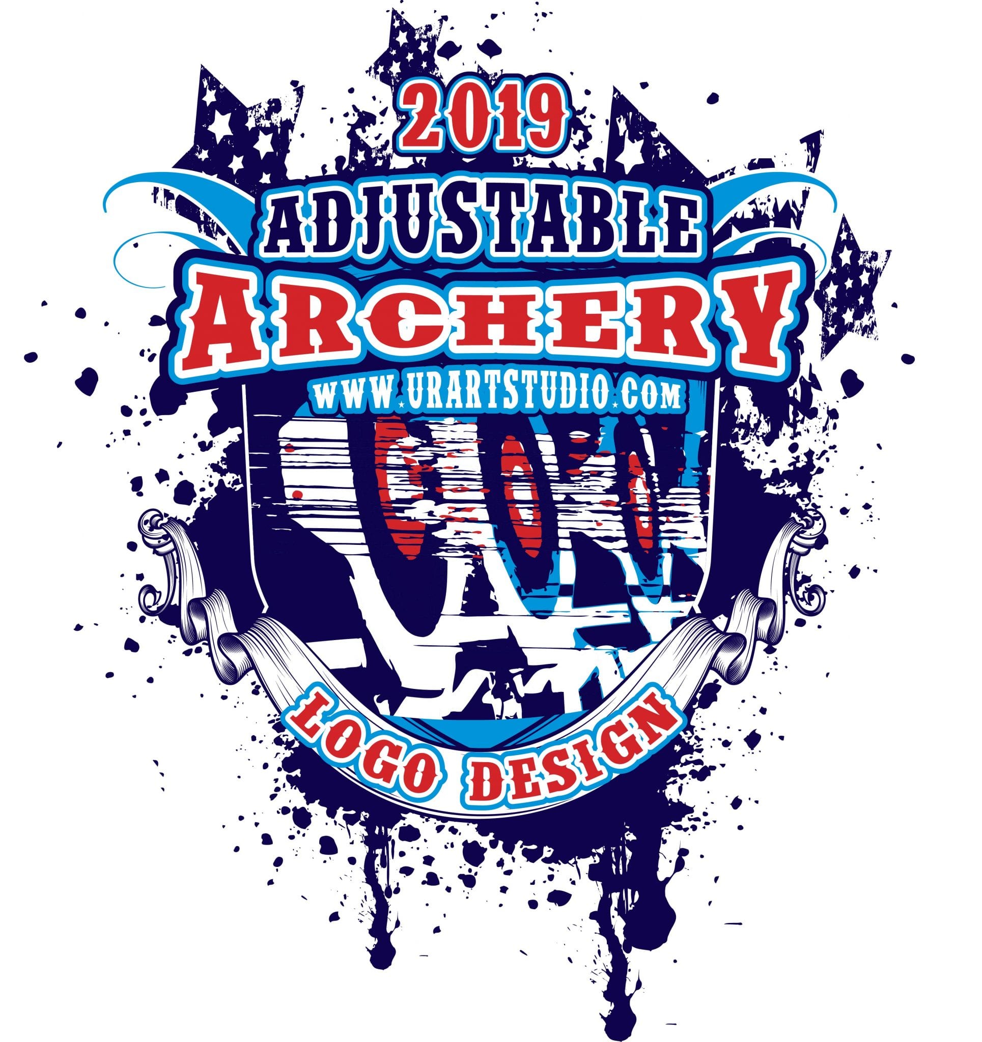 ARCHERY VECTOR LOGO DESIGN FOR PRINT AI EPS PDF PSD 604