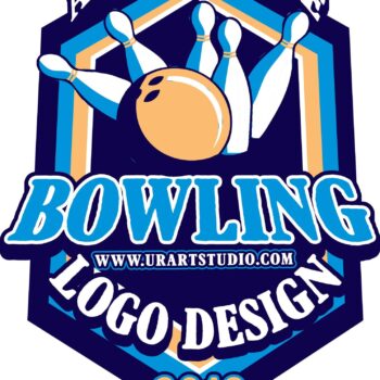BOWLING ADJUSTABLE VECTOR LOGO DESIGN FOR PRINT AI EPS PDF PSD 504