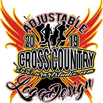 CROSS COUNTRY VECTOR LOGO DESIGN FOR PRINT AI EPS PDF PSD 601