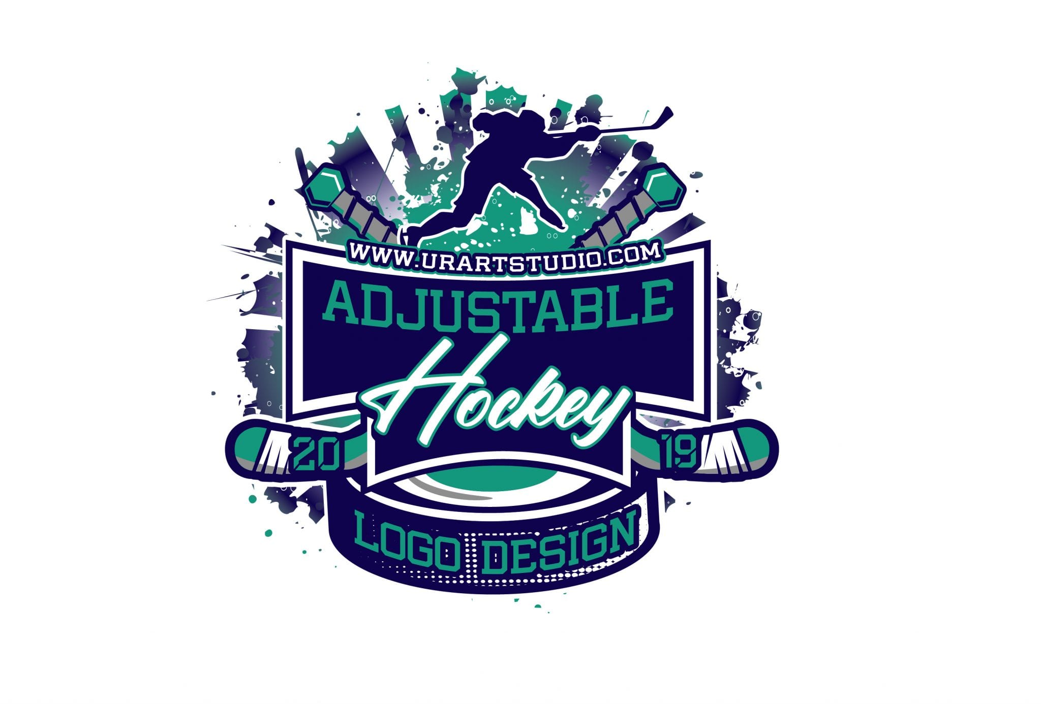 HOCKEY VECTOR LOGO DESIGN FOR PRINT AI EPS PDF PSD 506