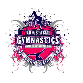 GYMNASTICS VECTOR LOGO DESIGN for PRINT AI-EPS-PDF-PSD 505