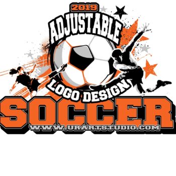 SOCCER ADJUSTABLE VECTOR LOGO DESIGN FOR PRINT AI EPS PDF 1001