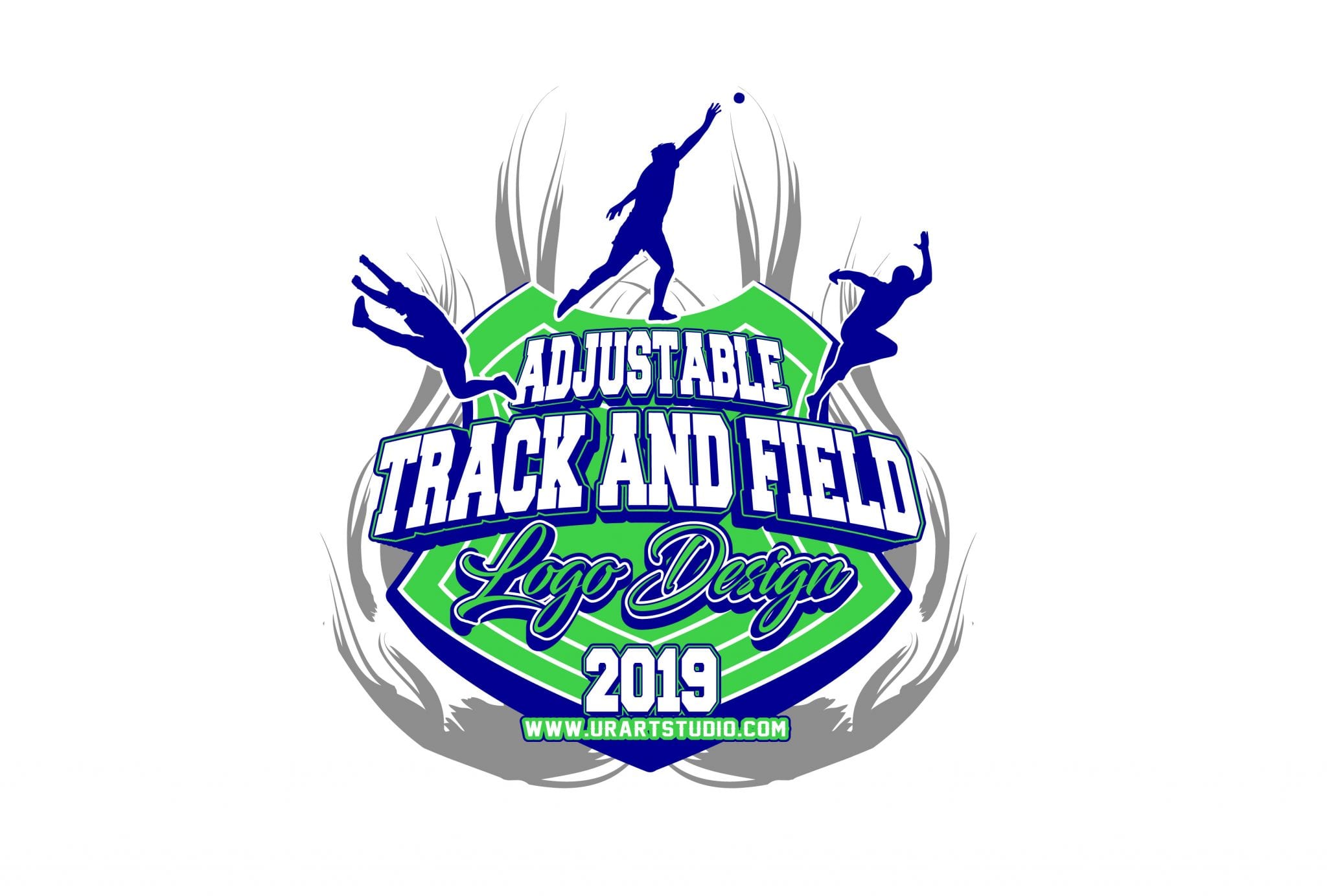 TRACK AND FIELD VECTOR LOGO DESIGN FOR PRINT AI EPS PDF PSD 505