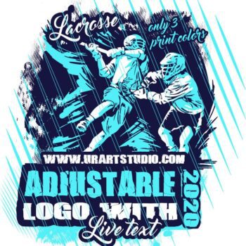 LACROSSE Adjustable Vector Logo Design with Live Font 301