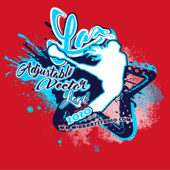 LACROSSE Adjustable Vector Logo Design with Live Font 301