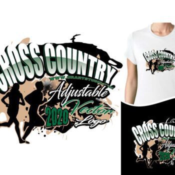 CROSS COUNTRY ADJUSTABLE VECTOR LOGO DESIGN FOR PRINT 0021.ai
