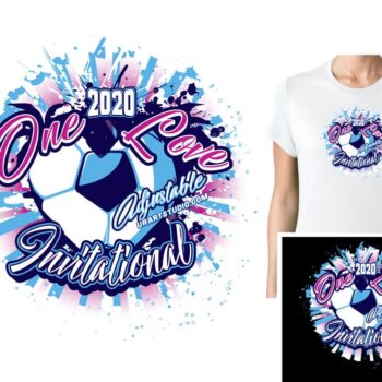 SOCCER ONE LOVE ADJUSTABLE VECTOR LOGO DESIGN FOR PRINT 0022