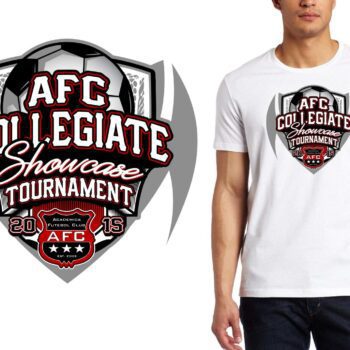 2015 AFC COLLEGIATE SHOWCASE TOURNAMENT logo design