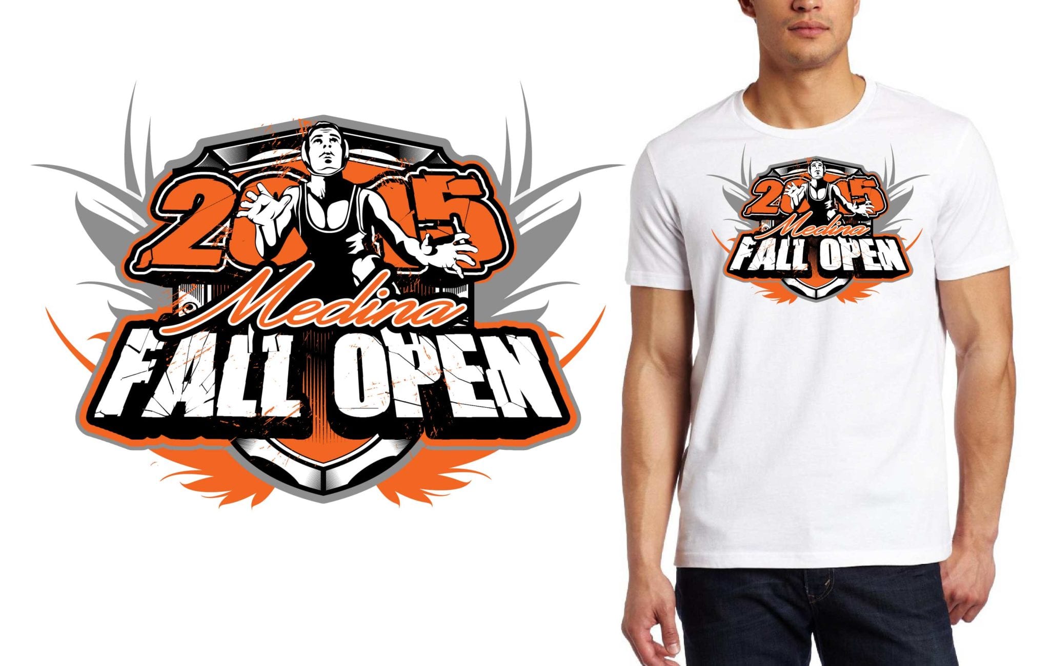 2015 Medina Fall Open logo design