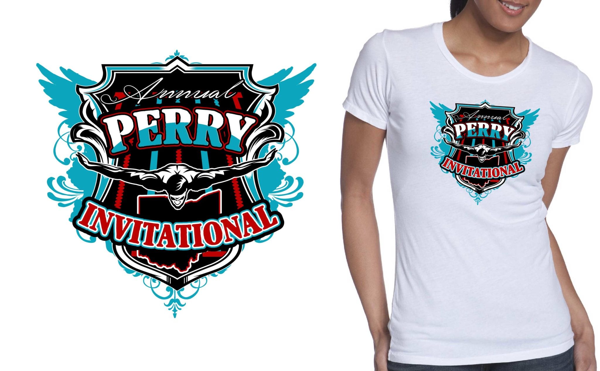 2016 Annual Perry Invitational logo design