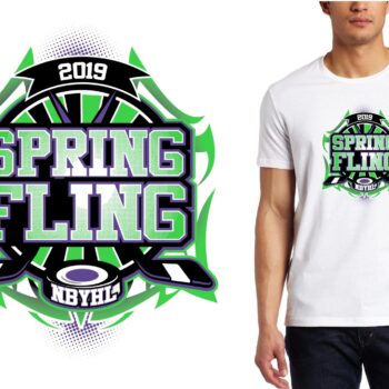 PRINT 2019 Spring Fling logo design