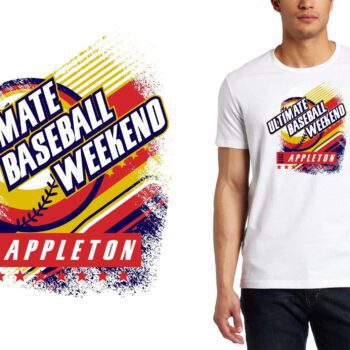 PRINT 2019 Ultimate Baseball Weekend IL BASEBALL logo design