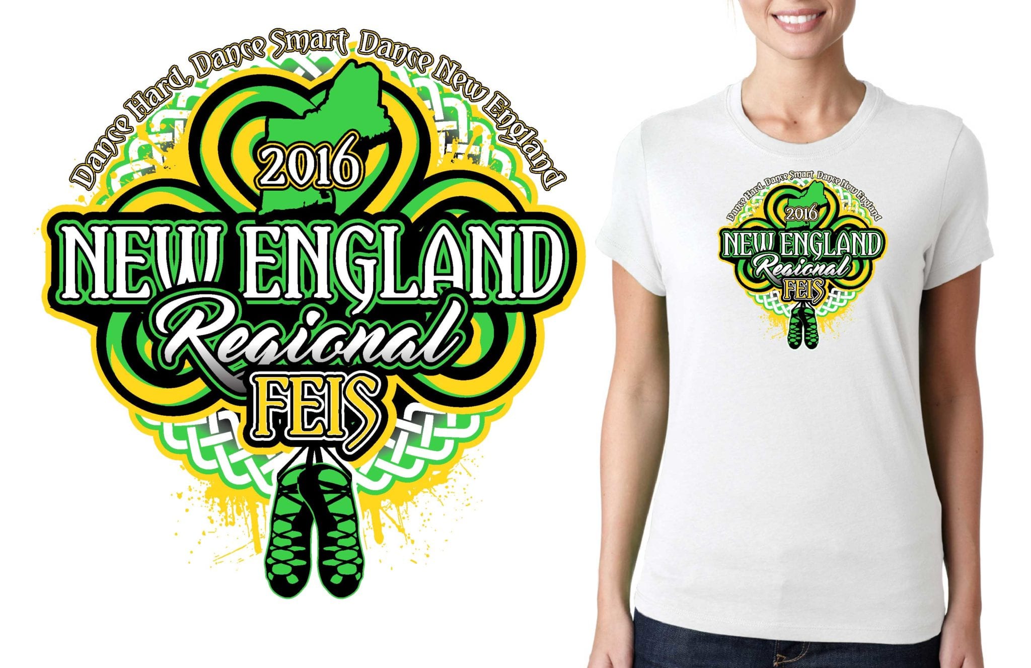 New England Regional Feis logo design