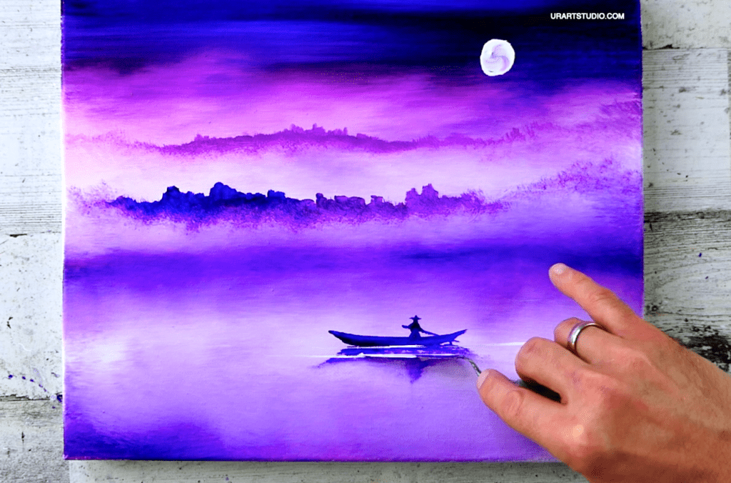 Boat In the Fog | Exclusive Step by Step Painting Demo