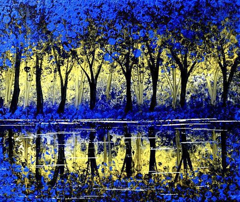 BLUE LANDSCAPE - UrArtStudio