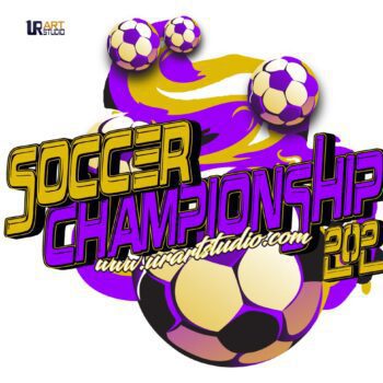 2022 SOCCER CHAMPIONSHIP LOGO DESIGN FOR PRINT