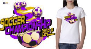 2022 SOCCER CHAMPIONSHIP LOGO DESIGN FOR PRINT