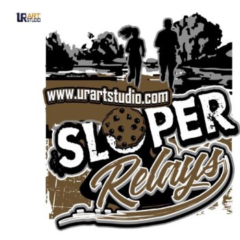 CROSS COUNTRY SLOPER RELAYS VECTOR LOGO DESIGN FOR PRINT downloadable