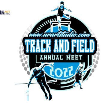 TRACK AND FIELD MEET DOWNLOADABLE VECTOR LOGO DESIGN FOR PRINT 2022