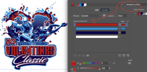 VALENTINES CLASSIC SWIMMING LOGO DESIGN FOR PRINT 2023