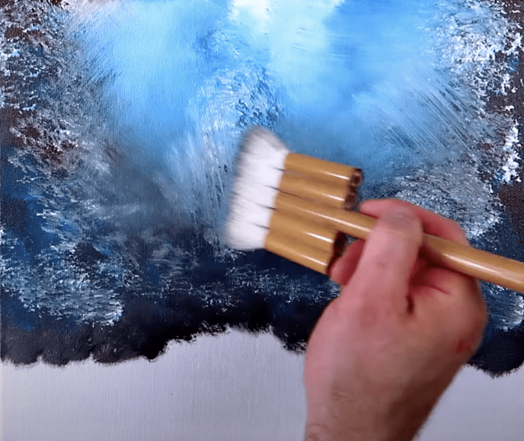 Winter Dream Step by Step Painting Guide by urartstudio.com 2
