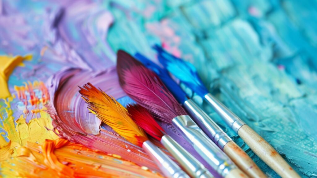 Using the Angular Brush: Perfecting Edges and Unique Perspectives in Acrylic Painting