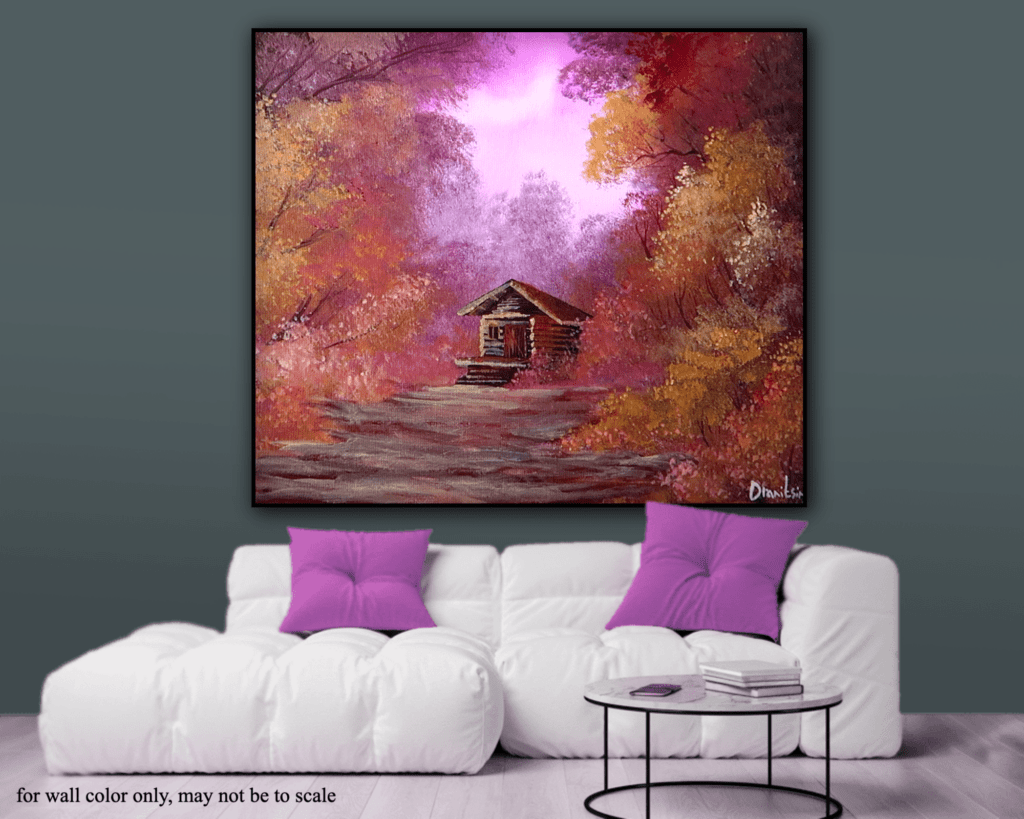 First Light: Step-by-Step Painting of a Cabin Scene at Dawn | Beginner-Friendly Acrylic Techniques