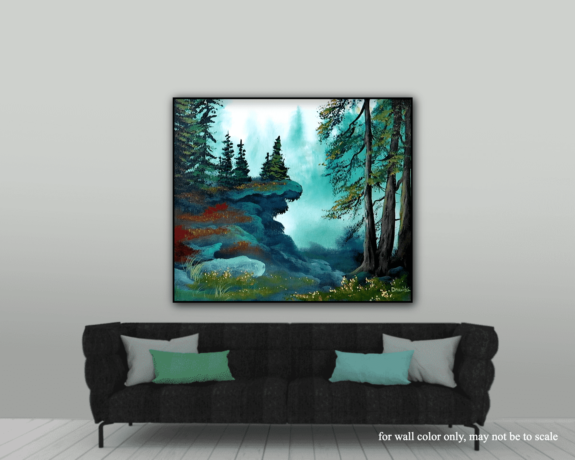 Rocky Deep Forest Cliff - Image 3