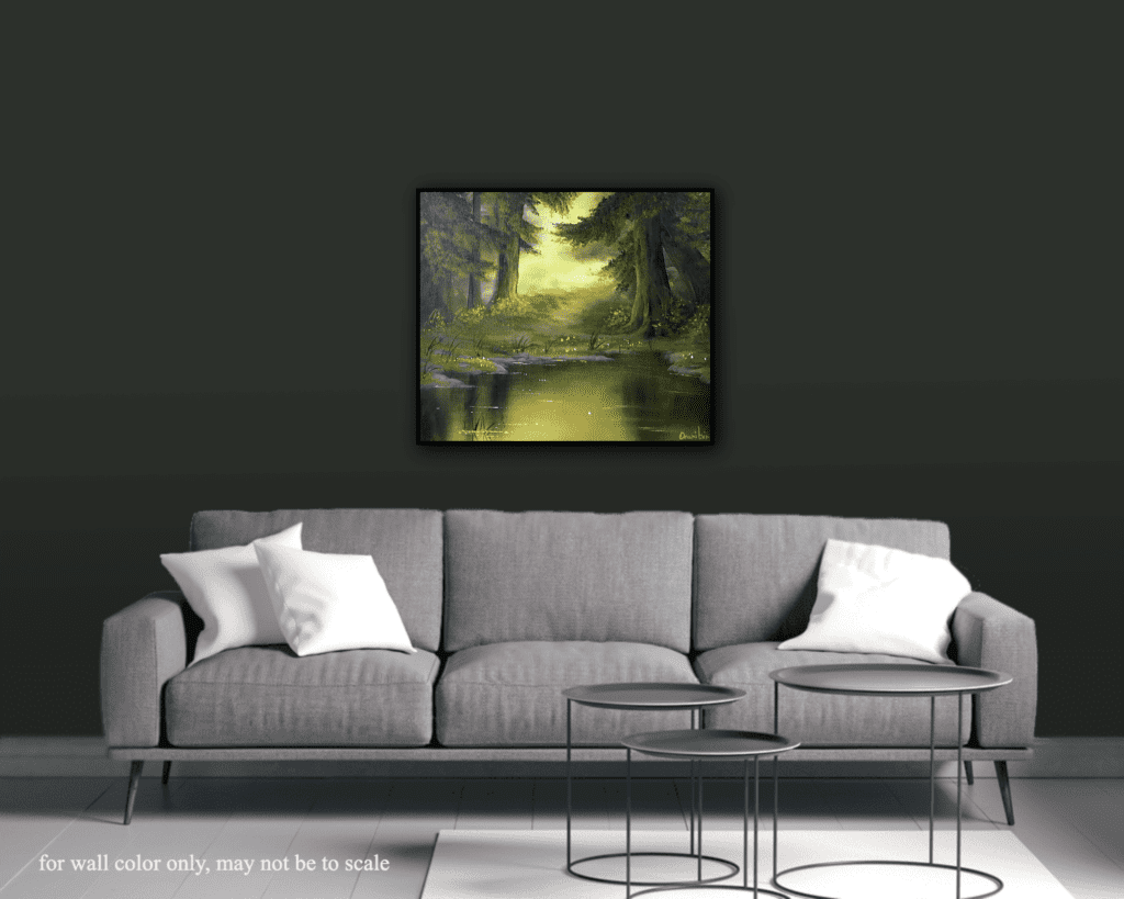 Deep Forest Reflections | Acrylic Landscape Art | Step-by-Step for Beginners