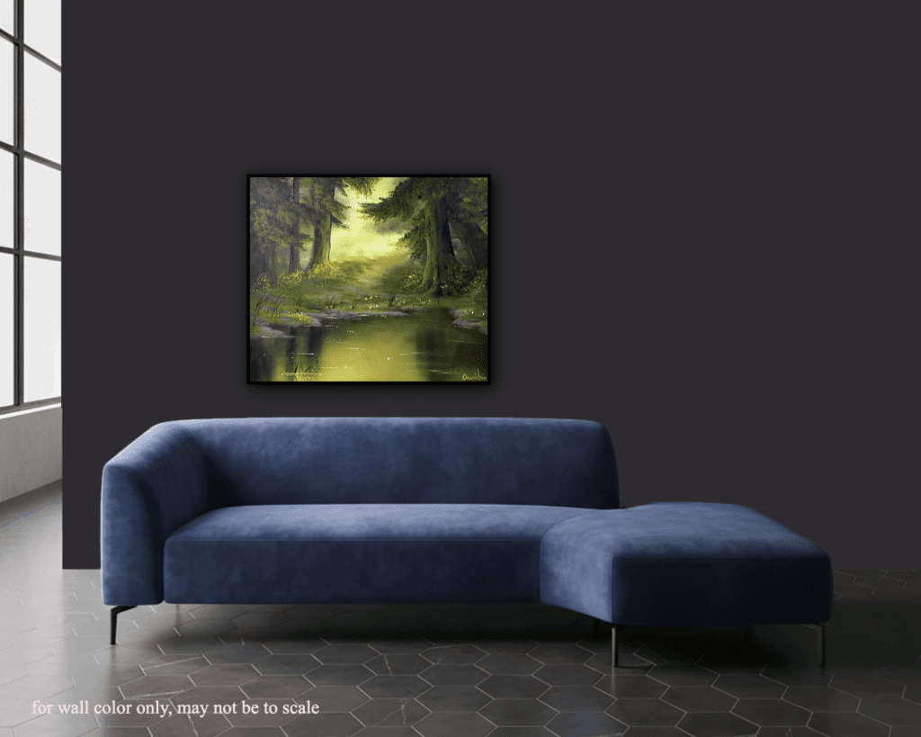 Deep Forest Reflections | Acrylic Landscape Art | Step-by-Step for Beginners