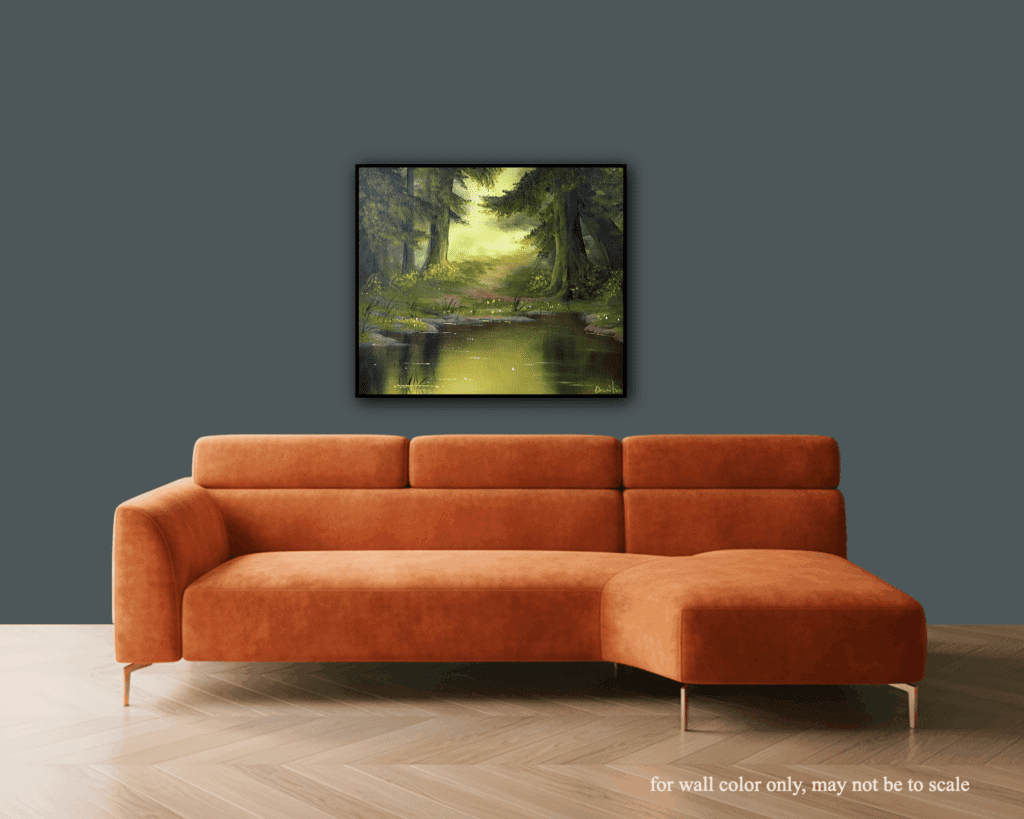 Deep Forest Reflections | Acrylic Landscape Art | Step-by-Step for Beginners