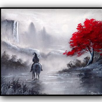 Lone Rider red tree